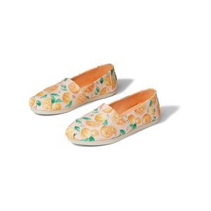 NWT TOMS Womens Pink Goring Cushioned Round Toe Slip On Alpargata Shoes 9